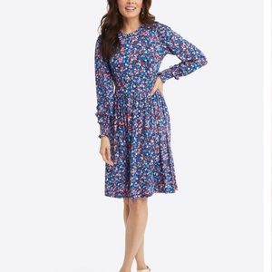 Draper James Kitty Knit Dress Spring Ditsy Floral